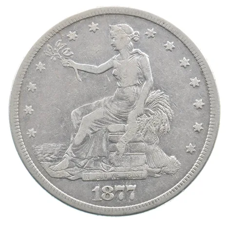 1877-S Seated Liberty Trade Dollar *4384
