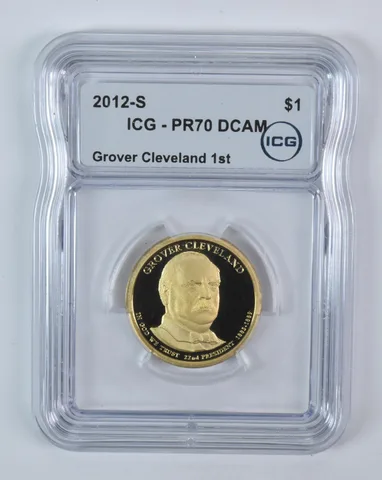 2012-S Presidential $1 Grover Cleveland 1st Term PR70 DCAM ICG