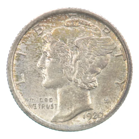 1920 Mercury Dime Beautiful Tone a5240