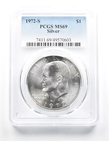1972-S Eisenhower Dollar Silver MS69 PCGS *1471