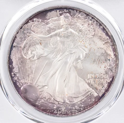 2003 American Silver Eagle MS68 PCGS Beautiful Tone *1310