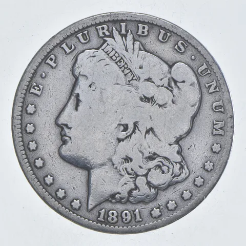 Early - 1891-O Morgan Silver Dollar - 90% US Coin *077