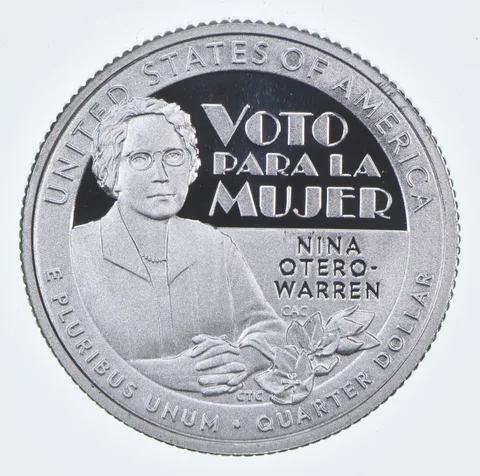 2022-S American Women Quarter Nina Otero-Warren Silver Proof