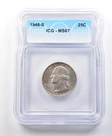 1946-S Washington Quarter MS67 ICG *0059