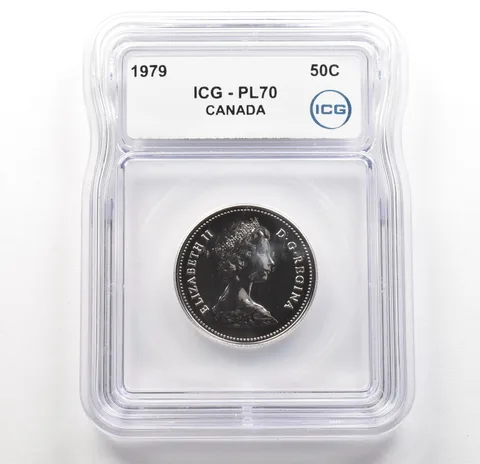1979 Canada 50 Cents PL70 ICG *6207