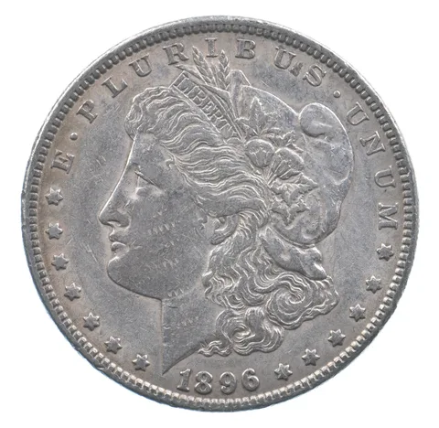 Better 1896 Morgan Silver Dollar - 90% US Coin - Nice Coin *476