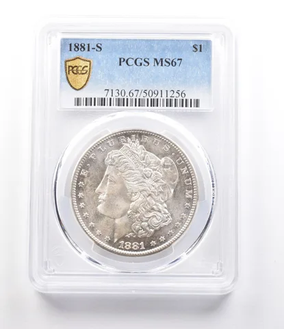 1881-S Morgan Silver Dollar MS67 PCGS *2608
