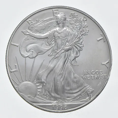Rarest 1996 American Silver Eagle - Key Date - Rare LOW MINTAGE *360