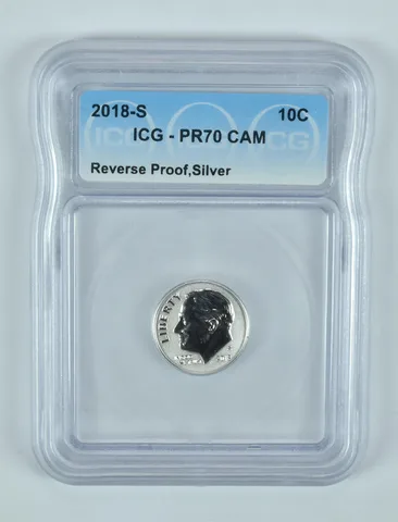 2018-S Roosevelt Dime Silver Reverse PR70 CAM ICG