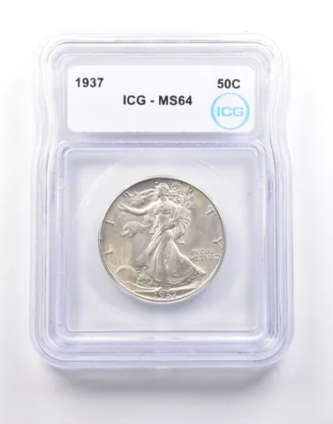 1937 Walking Liberty Half Dollar MS64 ICG a5169