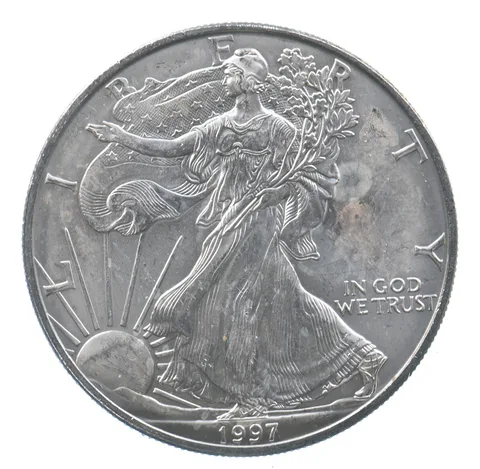 Better Date 1997 American Silver Eagle 1 Troy Oz .999 Fine Silver *639