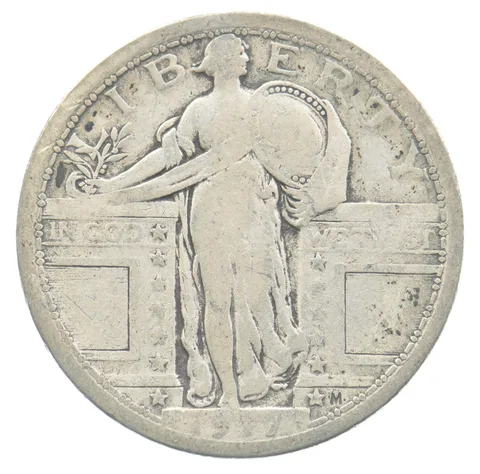 1917 Standing Liberty Quarter Type 1 *4751
