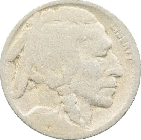 1918/7-D Indian Head Buffalo Nickel Date Restored a8970