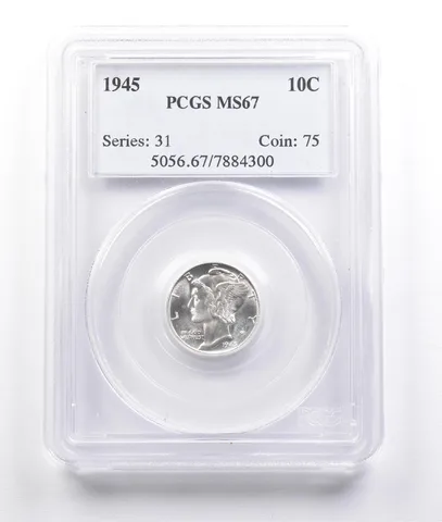 1945 Mercury Dime MS67 PCGS *6820