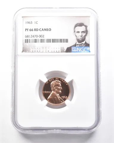 1963 Lincoln Memorial Cent PF66 RD Cameo NGC *7806