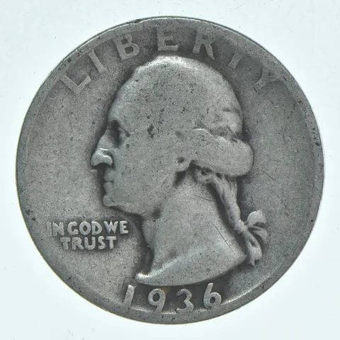 1936-S Washington Quarter Average Circ