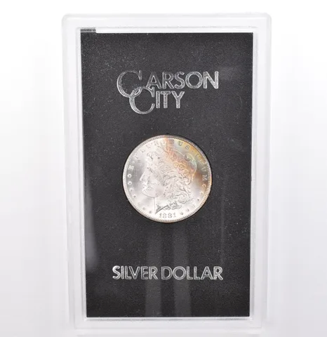 1881-CC Morgan Silver Dollar GSA Beautiful Tone *9323