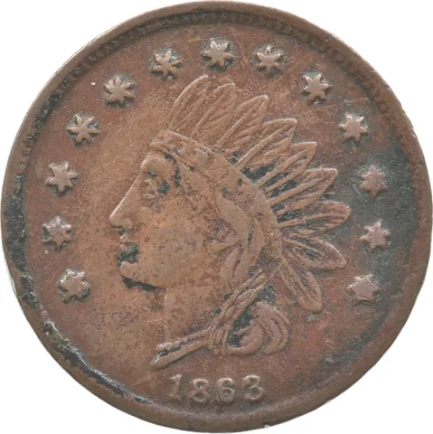 1863 CH Bennett Civil War Token Ohio 165-O-5a R-8 *4673