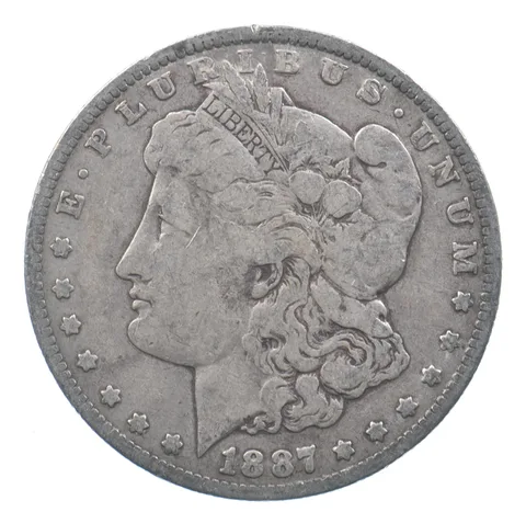 Early - 1887-O Morgan Silver Dollar - 90% US Coin *980