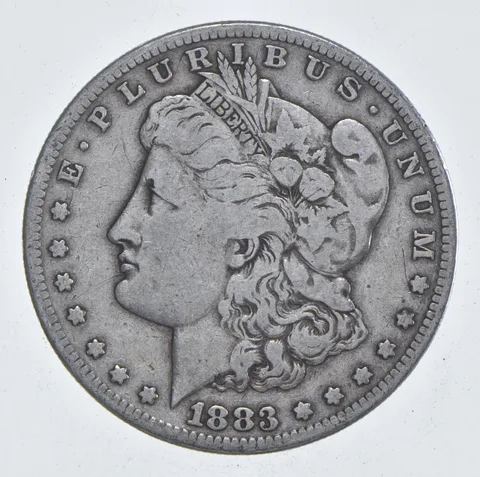 Early - 1883-S Morgan Silver Dollar - 90% US Coin *882