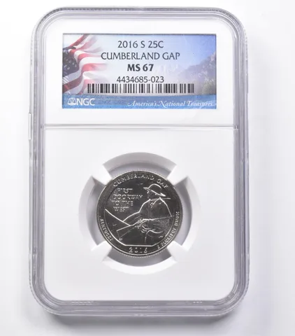 MS67 2016-S Washington Quarter Cumberland Gap NGC a5416
