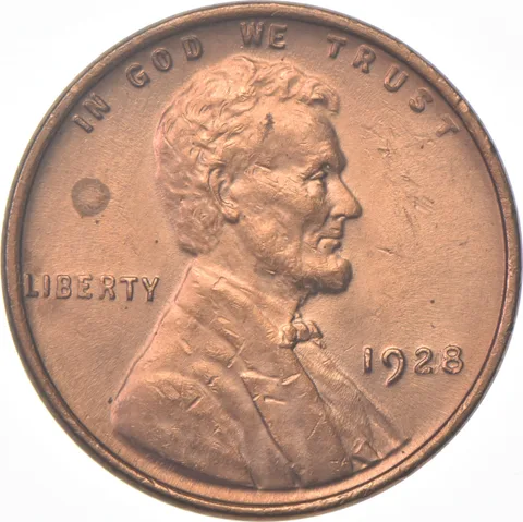 1928 Lincoln Wheat Cent a0170