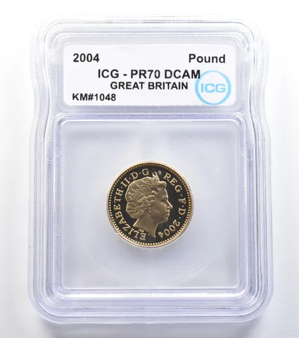 2004 Great Britain Pound KM#1048 PR70 DCAM ICG *7869