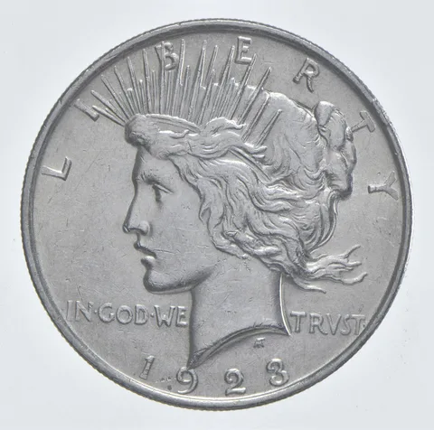 1923 Peace Silver Dollar Estate Coin Collection *283