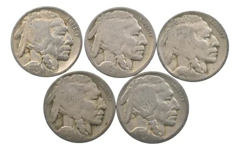 BETTER Lot 1929-S 1927-D 1929-D 1928-D 1928-D Buffalo Nickel Collection *109