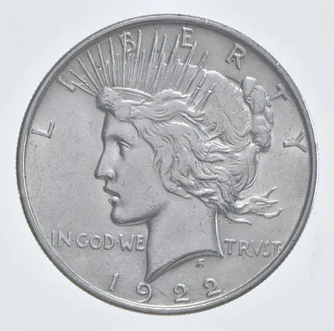 1922 Peace Silver Dollar Estate Coin Collection *251