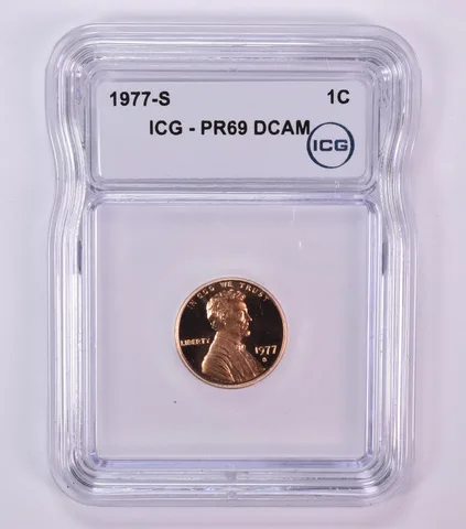 1977-S Lincoln Memorial Cent PR69 DCAM ICG