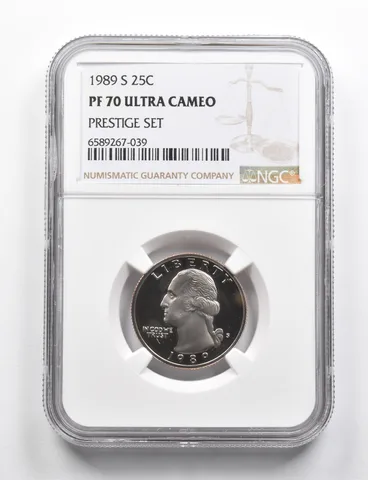 PF70 UCAM 1989-S Washington Quarter Prestige Set NGC RARE PEDIGREE *9749