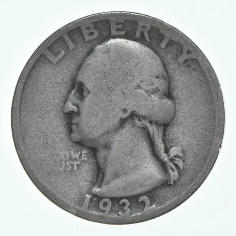1932-D Washington Quarter a6125