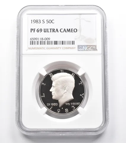 1983-S Kennedy Half Dollar PF69 UCam NGC Brown Lbl