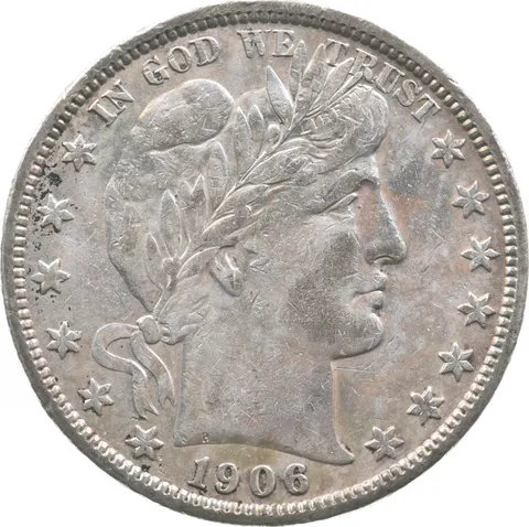 1906-D Barber Half Dollar *3797