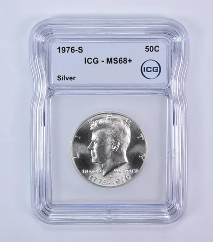 1976-S Kennedy Half Dollar Silver MS68+ ICG