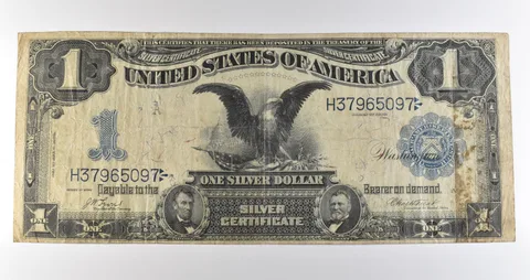 1899 $1 Silver Certificate Large Note Blue Seal *3611