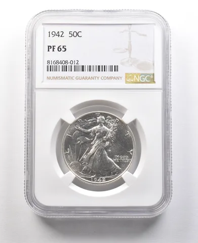 1942 Walking Liberty Half Dollar PF65 NGC *8923