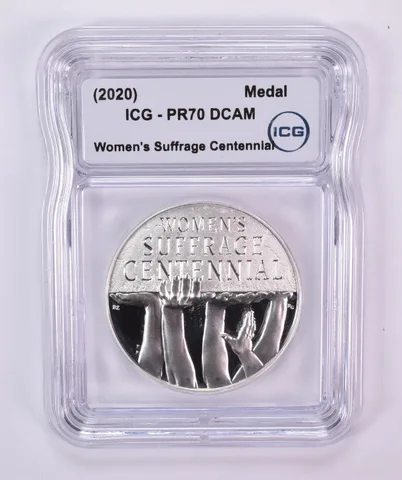 (2020) Women's Suffrage Centennial Medal PR70 DCAM ICG
