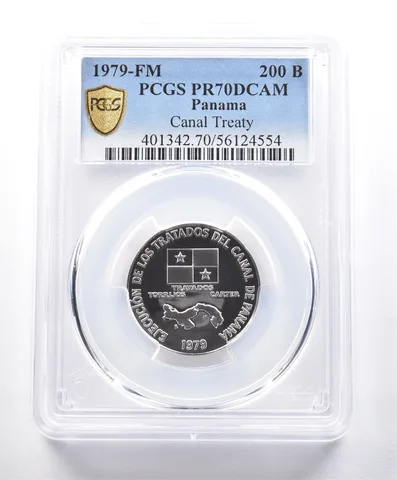 1979 FM Panama 200 Balboas Canal Treaty PR70 DCAM PCGS Platinum *4138