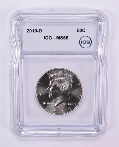 2010-D Kennedy Half Dollar MS68 ICG