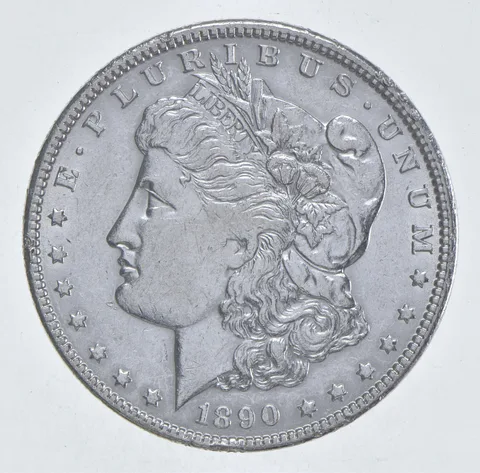 Better 1890 Morgan Silver Dollar - 90% US Coin - Nice Coin *420