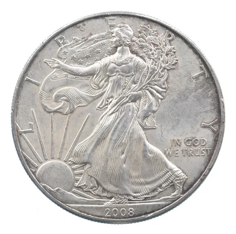 Better Date 2008 American Silver Eagle 1 Troy Oz .999 Fine Silver *598