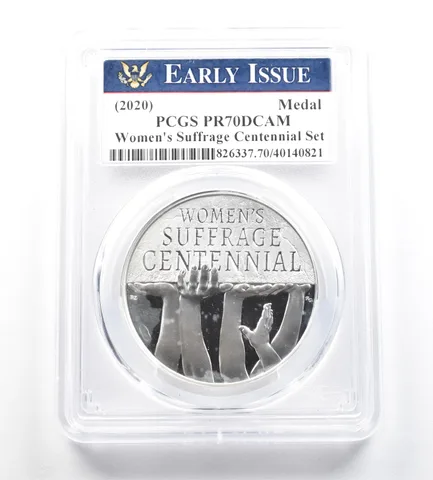 (2020) Medal Women's Suffrage Centennial Set Early Issue PR70 DCAM PCGS *5274