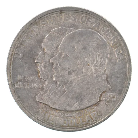 1923-S Monroe Doctrine Commemorative Half Dollar Beautiful Tone *9555
