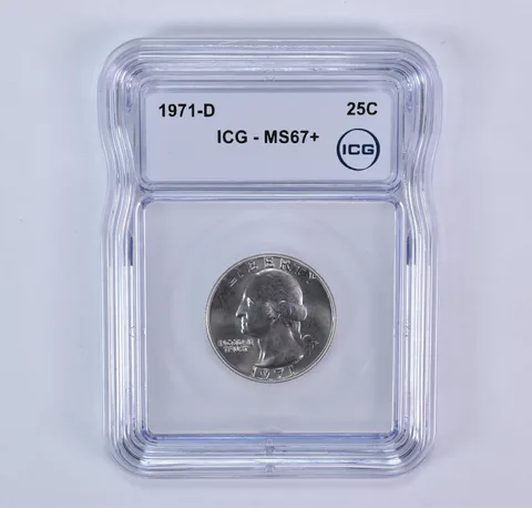 1971-D Washington Quarter MS67+ ICG