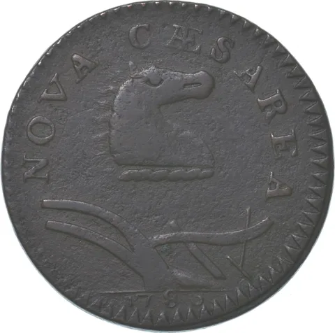 1786 United States Pre-Federal New Jersey Cent M.23/R W4945 *8304