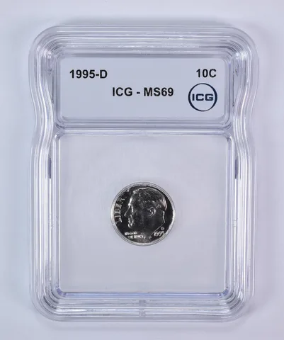 1995-D Roosevelt Dime MS69 ICG