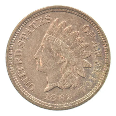 1862 Indian Head Cent Beautiful Tone *0709