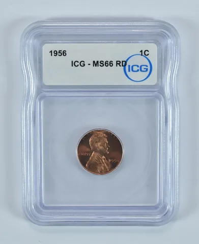 1956 Lincoln Wheat Cent MS66 RD ICG